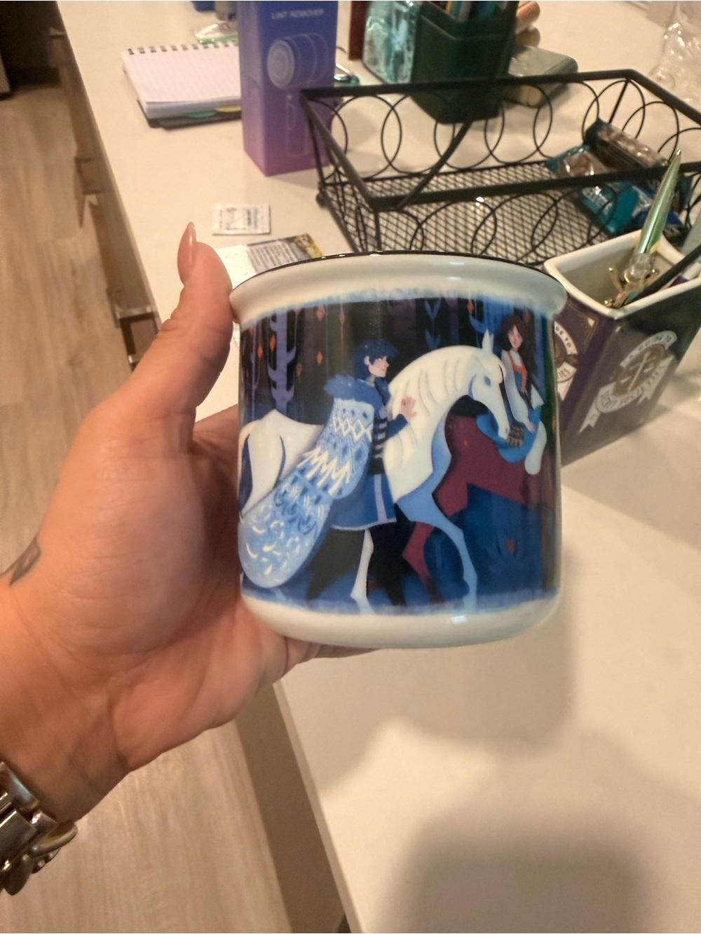 “The Road Through Midnight” Winternight Ceramic Mug